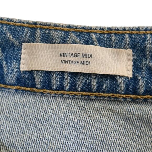 Universal Thread Womens 2/26R Vintage Midi Jean Shorts - Picture 9 of 10